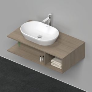 D-Neo Duravit vasque DE492903535 100 x 55 cm, chêne terra, 2000 , compartiment 2000 , plaque console match2