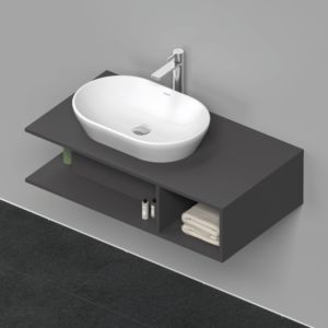 Duravit D-Neo DE492904949 100 x 55 cm, Graphite Mat , 2000 , compartiment 2000 console match3
