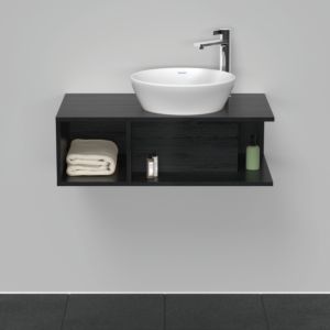 Duravit D-Neo DE493801616 80 x 48 cm, chêne noir, 2000 compartiment, 2000 console console, montage mural