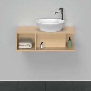 Duravit D-Neo DE493803030 80 x 48 cm, chêne naturel, compartiment 2000 , console 2000 , montage mural