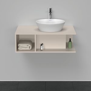 Duravit D-Neo DE495809191 80 x 55 cm, Taupe Mat , 2000 compartiment, 2000 console console, montage mural