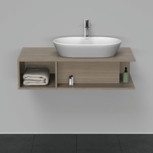 Duravit D-Neo sous-lavabo DE495903535 100 x 55 cm, chêne terra, 2000 compartiment, 2000 console console, montage mural