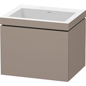 L-Cube Duravit vasque LC6916N4343 60 x 48 cm, sans trou pour robinet, basalte mat, coulissant 2000
