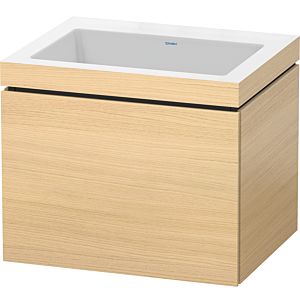 Duravit L-Cube vanity unit LC6916N7171 60 x 48 cm, without tap hole, Mediterranean oak, 2000 pull-out