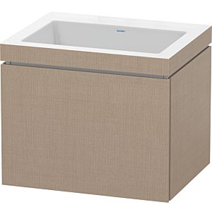 L-Cube Duravit vasque LC6916N7575 60 x 48 cm, sans trou pour robinetterie, lin, coulissant 2000
