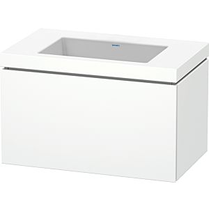 L-Cube Duravit vasque LC6917N1818 80 x 48 cm, sans trou pour robinet, blanc mat, 2000 coulissant