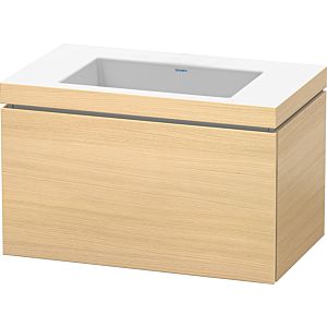 Duravit L-Cube Waschtisch-Unterschrank LC6917N7171 80 x 48 cm, ohne Hahnloch, mediterane eiche, 1 Auszug