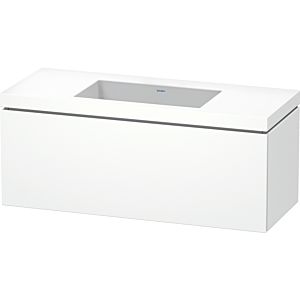 Duravit L-Cube vanity unit LC6919N1818 120 x 48 cm, without tap hole, matt white, 2000 pull-out