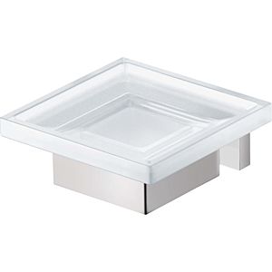 Duravit Seifenschale Karree 0099521000 Glas matt, Halter chrom
