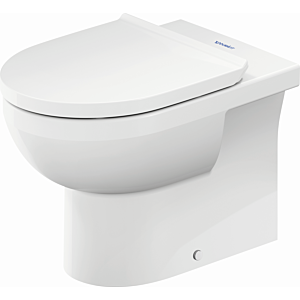 Duravit No. 1 Freestanding WC 2009090000 37x57cm, horizontal outlet, rimless, 4.5 litres, white