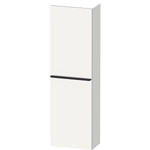 Duravit D-Neo armoire mi-haute DE011801818 40x24x132cm, porte 2000 , 4 étagères en verre, Blanc Mat
