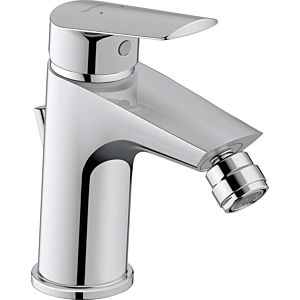 Duravit No. 1 Bidetarmatur N12400001010 mit Zugstangen-Ablaufgarnitur, Ausladung 123mm, chrom