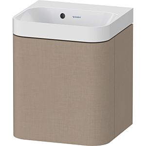 Duravit Happy D.2 Plus vanity HP4340N75750000 40x36cm, 1 door, hinged left, without tap hole, linen