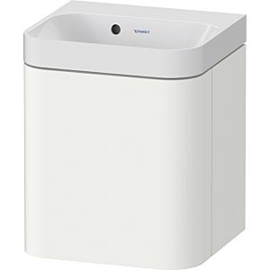 Duravit Happy D.2 Plus vanity HP4340N36360000 40x36cm, 1 door, hinged left, without tap hole, white satin finish