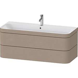 Duravit Happy D.2 Plus Möbelwaschtisch-Unterschrank HP4639O75750000 117,5x49cm, 2 Schubkästen, 1 Hahnloch, leinen