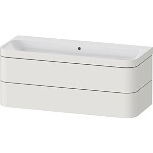 Duravit Happy D.2 Plus vanity HP4639N39390000 117.5x49cm, 2 drawers, without tap hole, nordic white satin finish