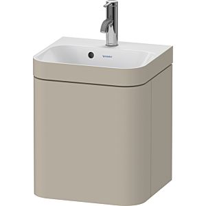 Duravit Happy D.2 Plus Möbelwaschtisch-Unterschrank HP4634O60600000 40x36cm, 1 Tür, Anschlag rechts, mit Hahnloch, taupe seidenmatt