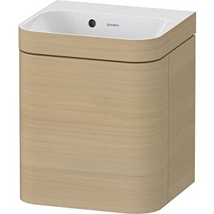 Duravit Happy D.2 Plus vanity HP4634N71710000 40x36cm, 1 door, hinged right, without tap hole, Mediterranean oak