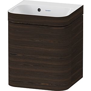 Duravit Happy D.2 Plus Möbelwaschtisch-Unterschrank HP4634N69690000 40x36cm, 1 Tür, Anschlag rechts, ohne Hahnloch, nussbaum gebürstet