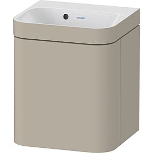 Duravit Happy D.2 Plus Möbelwaschtisch-Unterschrank HP4634N60600000 40x36cm, 1 Tür, Anschlag rechts, ohne Hahnloch, taupe seidenmatt