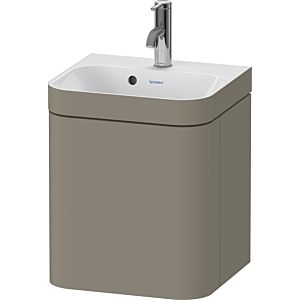 Duravit Happy D.2 Plus Möbelwaschtisch-Unterschrank HP4633O92920000 40x36cm, 1 Tür, Anschlag links, mit Hahnloch, steingrau seidenmatt