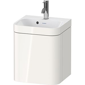 Duravit Happy D.2 Plus Möbelwaschtisch-Unterschrank HP4633O22220000 40x36cm, 1 Tür, Anschlag links, mit Hahnloch, weiß hochglanz