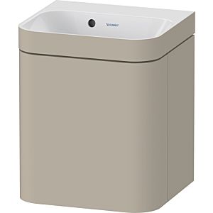 Duravit Happy D.2 Plus Möbelwaschtisch-Unterschrank HP4633N60600000 40x36cm, 1 Tür, Anschlag links, ohne Hahnloch, taupe seidenmatt