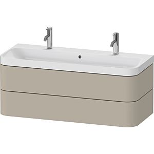 Duravit Happy D.2 Plus vanity HP4379O60600000 117.5x49cm, 2 drawers, taupe satin finish