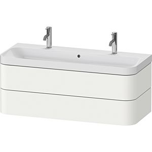Duravit Happy D.2 Plus vanity HP4379O36360000 117.5x49cm, 2 drawers, white satin finish