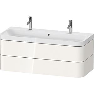Duravit Happy D.2 Plus furniture HP4379O22220000 117.5x49cm, 2 drawers, white high gloss