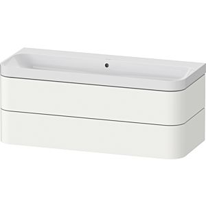 Duravit Happy D.2 Plus HP4349N36360000 117,5x49cm, 2 tiroirs, sans trou pour robinetterie, blanc