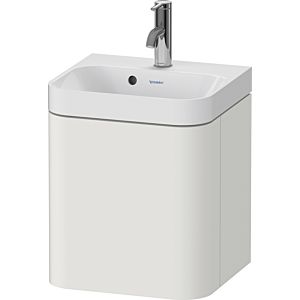 Duravit Happy D.2 Plus Möbelwaschtisch HP4344O39390000 40x36cm, 1 Tür, Anschlag rechts, mit Hahnloch, nordic weiß seidenmatt