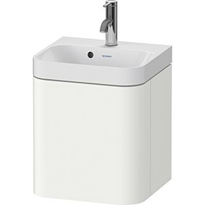 Duravit Happy D.2 Plus Möbelwaschtisch HP4344O36360000 40x36cm, 1 Tür, Anschlag rechts, mit Hahnloch, weiß seidenmatt