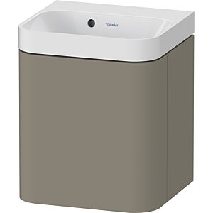 Duravit Happy D.2 Plus Möbelwaschtisch HP4344N92920000 40x36cm, 1 Tür, Anschlag rechts, ohne Hahnloch, steingrau seidenmatt