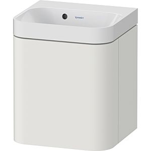 Duravit Happy D.2 Plus Möbelwaschtisch HP4344N39390000 40x36cm, 1 Tür, Anschlag rechts, ohne Hahnloch, nordic weiß seidenmatt