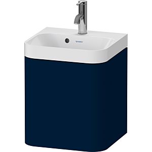Duravit Happy D.2 Plus vanity HP4340O98980000 40x36cm, 1 door, left hinged, with tap hole, midnight blue satin finish