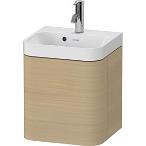 Duravit Happy D.2 Plus Möbelwaschtisch HP4340O71710000 40x36cm, 1 Tür, Anschlag links, mit Hahnloch, mediterrane Eiche