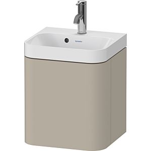 Duravit Happy D.2 Plus furniture HP4340O60600000 40x36cm, 1 door, hinged left, with tap hole, taupe satin matt