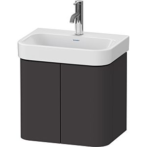 Duravit Happy D.2 Plus vanity unit HP4384080800000 47.5x35cm, 2 doors, graphite super matt