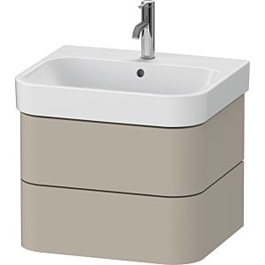 Duravit Happy D.2 Plus HP4385060600000 57,5 x 49 cm, finition taupe satiné, 2 tiroirs