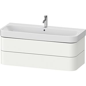 Duravit Happy D.2 Plus Waschtisch-Unterschrank HP4389036360000 117,5 x 49 cm, weiß seidenmatt, 2 Schubkästen