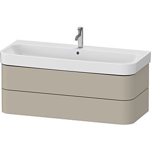 Duravit Happy D.2 Plus HP4389060600000 117.5 x 49 cm, taupe satin finish, 2 drawers