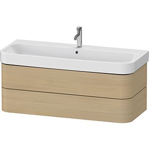 Duravit Happy D.2 Plus HP4389071710000 117,5 x 49 cm, chêne méditerranéen, 2 tiroirs
