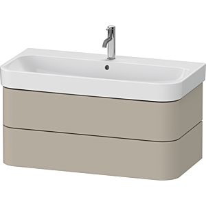 Duravit Happy D.2 Plus HP4388060600000 97.5 x 49 cm, taupe satin finish, 2 drawers