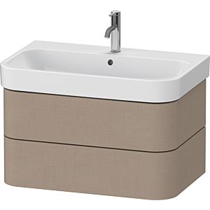 Duravit Happy D.2 Plus Waschtisch-Unterschrank HP4387075750000 77,5 x 49 cm, leinen, 2 Schubkästen