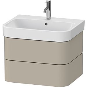 Duravit Happy D.2 Plus HP4386060600000 62.5 x 49 cm, taupe satin finish, 2 drawers