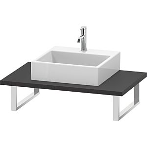 Duravit L-Cube console LC106C08080 thickness 3 cm, graphite super matt, for Wash Bowls , variable