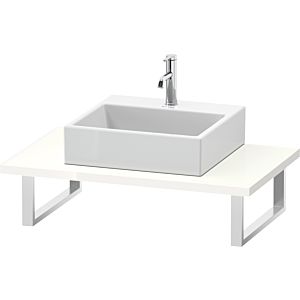 Duravit L-Cube Konsole LC106C02222 Stärke 3 cm, weiß hochglanz, für Aufsatzbecken, variabel