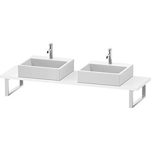 Duravit L-Cube console LC105C08585 épaisseur 3 cm, blanc haute brillance, pour Vasques  à poser , variable