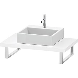Duravit L-Cube console LC102C08585 épaisseur 4,5 cm, blanc haute brillance, pour Vasques  à poser , variable